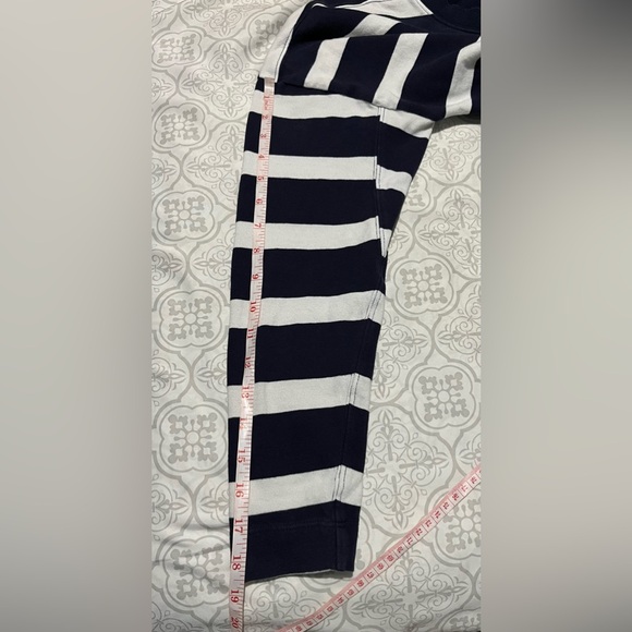 AYR ‘The Early Mornings’ Blue and White Striped Long Sleeve Size Small Nautical - Picture 6 of 7
